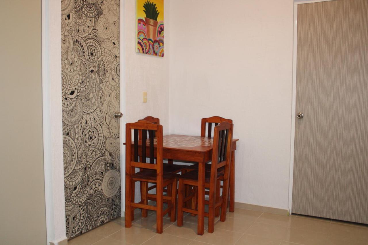Relajante Y Acogedor Apartamento Con Alberca En Cancún Exterior foto
